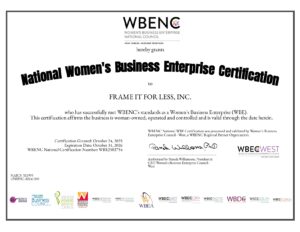 National Women’s Business Enterprise Certification